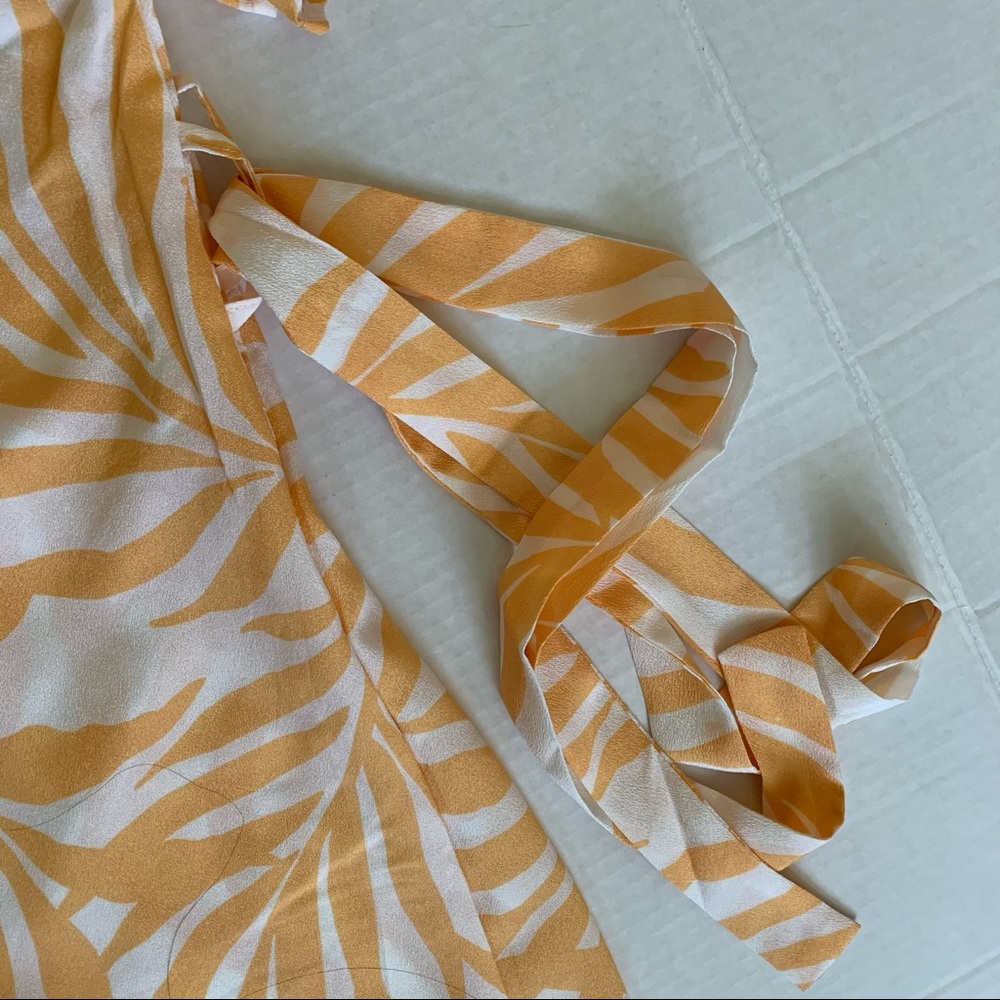 Maison Du Soir M/L Magnolia Kimono Robe Palm Print - image 8